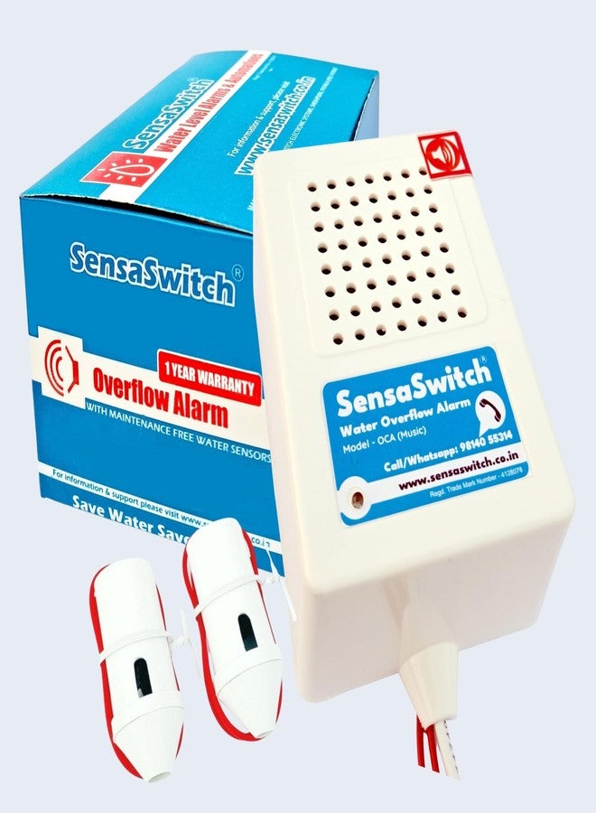 SensaSwitch جهاز إنذار فيضان خزان المياه SensaSwitch (موسيقي) موديل OCA مع مستشعر مياه، ضمان لمدة عام واحد - Image 1